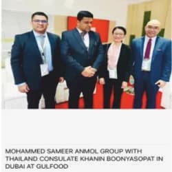 With Thailand Consulate Khanin Boonyasopat in Dubai, at Gulfood